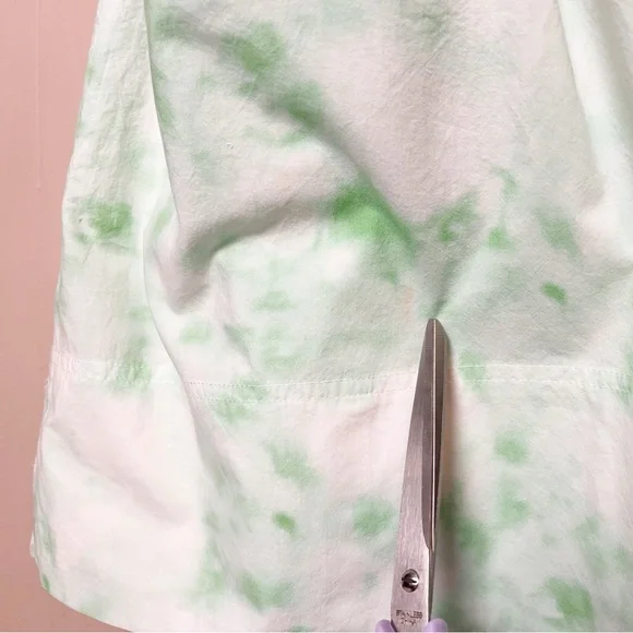 Tanya Taylor Gianna Maxi Dress XS mint green tie‎ dye - Picture 15 of 15